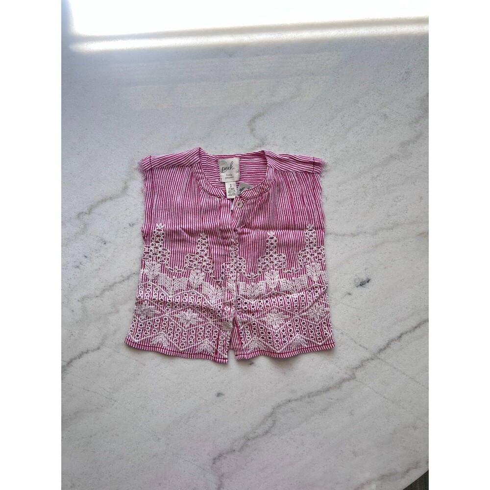 Peek Little Peanut Girls Striped Top Size S 3-6m